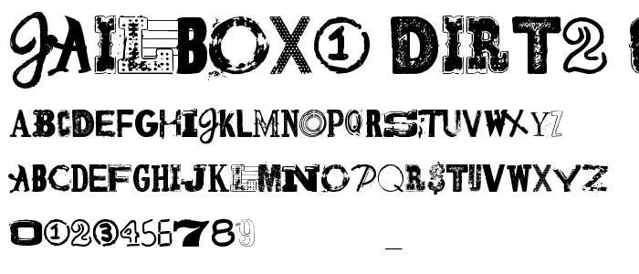 Jailbox1 Dirt2_com font